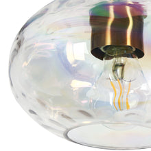 Chrysaorican 1-Light 8" Iridescent Globe Modern Pendant Light Fixtures