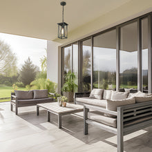 Saturninus 1-light Mini Black Outdoor Pendant Light