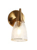 Ruthebic 1-Light Gold Vanity Light