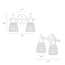 Ruthebic 1-Light Gold Vanity Light