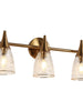 Ruthebic 3-Light Brass Vanity Light