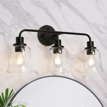 Morrisave 3-Light Black Vanity Light