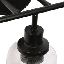 Morrisave 3-Light Black Vanity Light