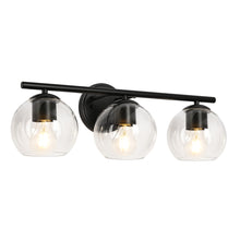 Jloashfo 3-Light Black Vanity Light