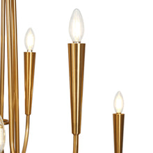 Ceniprimo 9-Light 41" Modern Gold Chandelier, Candlestick