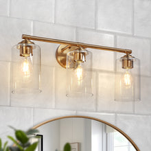 Sauvignon 3-Light Brass Vanity Light