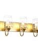 Rambutan 3-Light Gold Vanity Light