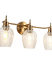 Mirabellisation 3-Light Brass Vanity Light