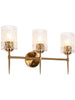 Everardgeon 3-Light Brass Vanity Light