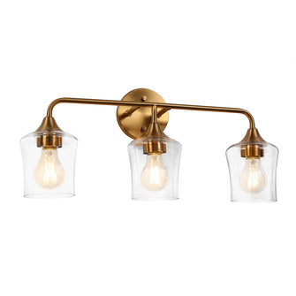 Fuscopotra 3-Light Gold Vanity Light