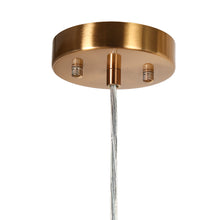 Deglupta 1-Light Mini Gold Chandelier