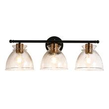 Sedyweeg 3-Light Black and Gold Vanity Light