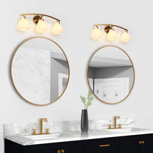 Vabatahtlik 3-Light White Vanity Light