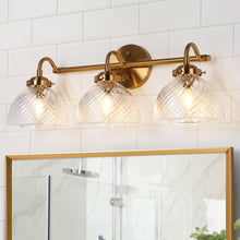 Vleriaejok 3-Light Gold Vanity Light