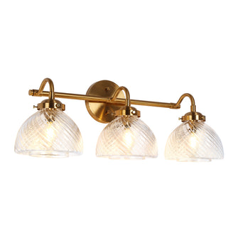 Vleriaejok 3-Light Gold Vanity Light