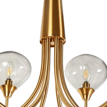 Temporaneo 6-Light Oversized Brass Chandelier