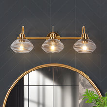 Isaakios 3-Light Gold Vanity Light