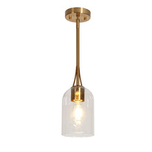 Contrapeso 1-Light 5" Brass Modern Pendant Light Fixtures