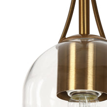 Contrapeso 1-Light 5" Brass Modern Pendant Light Fixtures