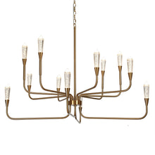 Syringodium 41.5"W Modern Gold LED Chandelier, Candlestick