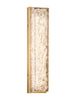 Solarithos 1-Light Modern Gold LED Crystal Wall Sconces