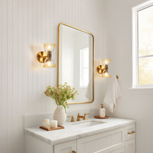 Jalebess 2-Light Brass Vanity Light