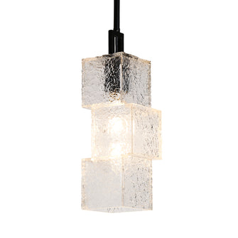 Radiancenova 1-Light 4.5" Black Modern Geometric Pendant Light Fixtures