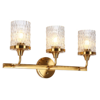 Banswara 3-Light Brass Vanity Light