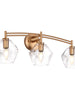 lastesel 3-Light Gold Vanity Light