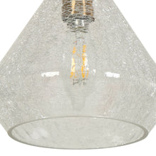 Digipurve 5-Light Brass Cluster Crackle Glass Kitchen Island Light