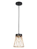 Ecliperla 1-Light Mini Black and Gold Pendant