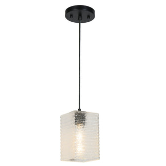 1-Light Mini Black Pendant