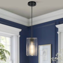 1-Light Mini Black Pendant