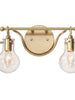 Phosphenes 2-Light Gold Vanity Light