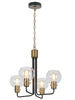 Berton 4-Light Chandelier 