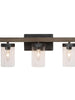 Rayuela 3-Light Wood Vanity Light