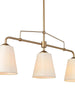 Capaneusnoien 3-Light 32-in Gold Modern Linear Kitchen Island Light