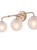 Thalictrum 3-Light Gold Vanity Light