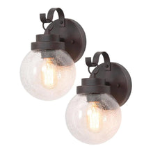 Estrellado 10"H 1-Light Outdoor Wall Lantern Set of 2