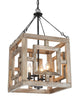 Distressed Wood Pendant Lighting 