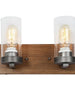 Beverly 2-Light Rust Vanity Light