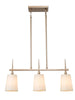 Sanantonio 3-Light 25-in Gold Modern Linear Kitchen Island Light