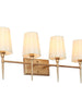 Sanantonio 4-Light Gold Vanity Light