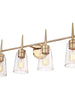 Barbatus 4-Light Gold Vanity Light