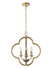 Harriet Satin Gold Chandelier 