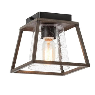 Finlay Rustic Seeded Glass Flush Mount 109.99