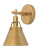 Ives 1-Light Modern Gold Cone Wall Sconces