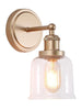 Hengrava 1-Light Gold Vanity Light