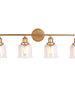 Hengrava 4-Light Gold Vanity Light