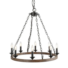 Jamie Wood Texture Wagon Wheel Chandelier 310.99